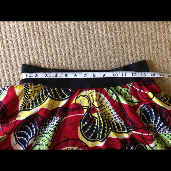 African print high waist skirt - Picture 4 of 6